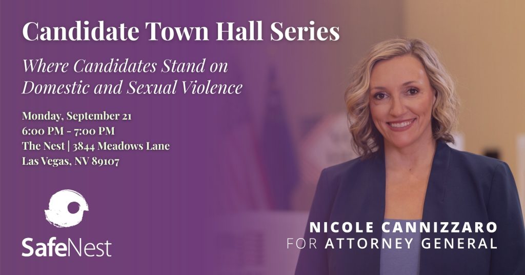 Nicole Cannizzaro SafeNest Town Hall